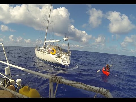 Abandoned Sailboat! In the Atlantic Ocean