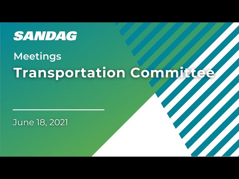 Transportation Committee - June 18, 2021