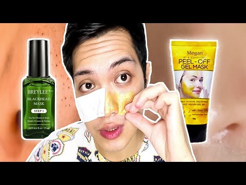 HOW TO REMOVE BLACKHEADS USING NOSE STRIPS | breylee Blackhead remover step 1 | baby chris