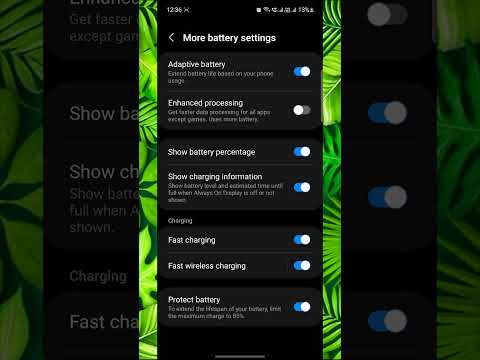 Samsung S21 FE 5G feature - Must turn on this setting If you charge overnight