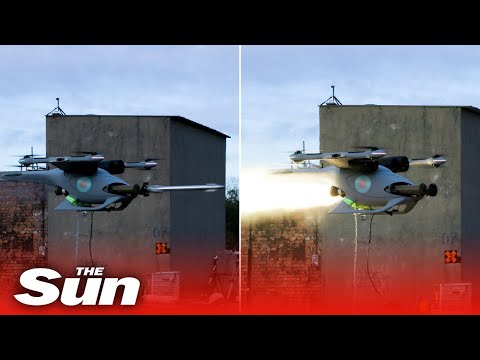 New RAF &#039;Jackal&#039; drone fires missiles in demonstration