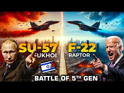 Russian Sukhoi SU-57 vs US F-22 Raptor - Who Wins This Stealth Fighter Jet Duel?