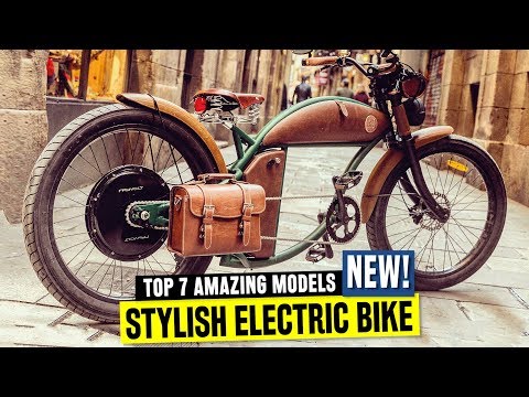 7 New Electric Bikes w/ Old School Designs and Retro Bicycle Accessories