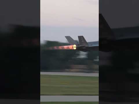 F-35A Full Afterburner Takeoff