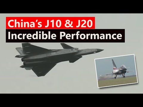 China&#039;s J10 and J20 stunned spectators with their incredible performances at the China Airshow 2022