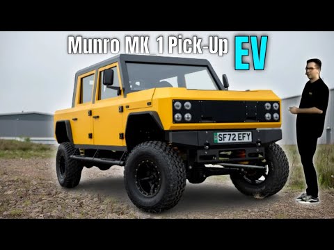 Munro MK_1 Pick-Up Truck Debuts As EV Off-Roader With 190-Mile Range