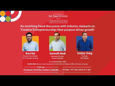 Panel Discussion on &#039;Creative Entrepreneurship: How Purpose Drives Growth&#039; E24, S1 #SNFConversations