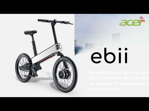 Acer Joins The E-Mobility Game With The Ebii Electric Bicycle