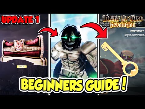 AOT Revolution UPDATE 1 Best Beginners Guide! (How To Get Serum,Resonance,Clan,Codes,Etc)