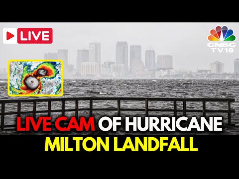 Hurricane Milton LIVE cam: Milton is Now a Dangerous Category 4 Hurricane | Florida News LIVE | N18G