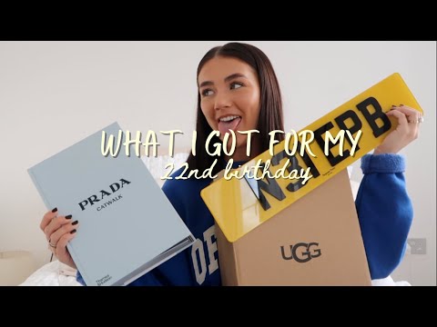 WHAT I GOT FOR MY 22nd BIRTHDAY | lily silk