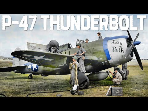 P-47 Thunderbolt | The Mighty Aircraft That Helped Win WWII Nicknamed &quot;The Jug&quot;