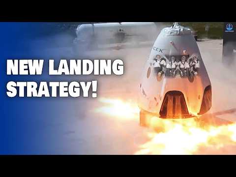 Unexpected! SpaceX Reveals New Landing Method for Dragon Crew 8, Unlike Any Other...