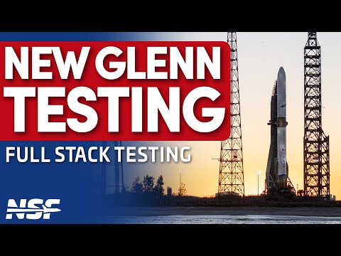 🚀 Blue Origin Tests New Glenn Full Stack for Maiden Flight