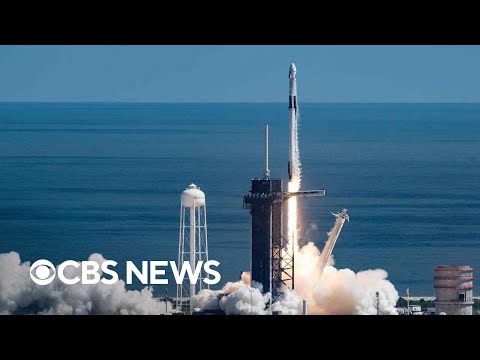 NASA’s SpaceX launch takes astronauts, Russian cosmonaut to International Space Station | full video