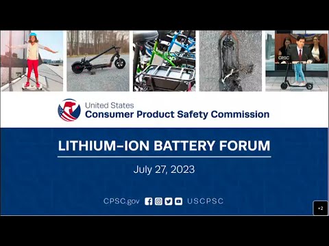 CPSC&#039;s Forum on Lithium-ion Battery Safety