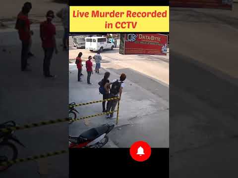 Live Murder Recorded In CCTV | Murder Caught In Camera | #youtubeshorts #cctv #shorts #caught