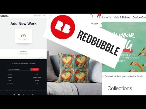 Passive income on REDBUBBLE by uploading art on your phone to Redbubble