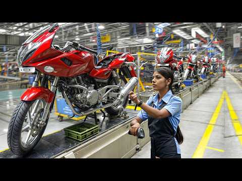 Bajaj Motorcycles Factory 2025: Manufacturing Indian Bike BAJAJ – Production &amp; Assembly line