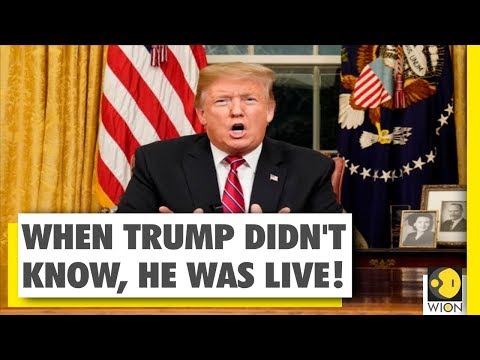 What happened, when Trump didn&#039;t know he was already LIVE ! | Some Unseen Footages | US President