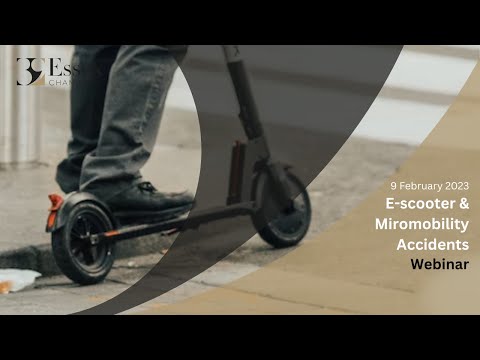 E-scooter &amp; Micromobility Accidents | Webinar