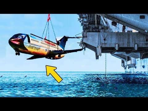 Navy Pulls Strange Airplane From Sea, They Look Inside And…