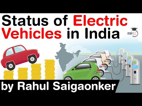 Status of Electric Vehicles in India - What are the challenges of EV sector? #UPSC #IAS