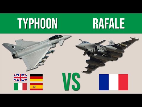 Eurofighter Typhoon vs Dassault Rafale - Which would win?