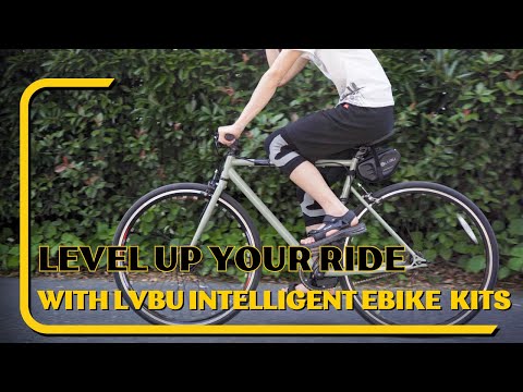 Saddle Bag Battery Ebike Kit ‖ Level up your ride with LVBU intelligent ebike conversion kits! 🚲⚡️