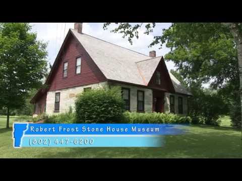 Robert Frost Stone House Museum, Shaftsbury, VT on VTTV&#039;s Visitors Guide to Southern Vermont