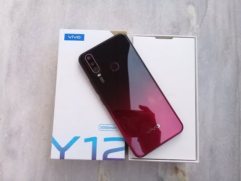 Unboxing of Vivo Y12 mobile.