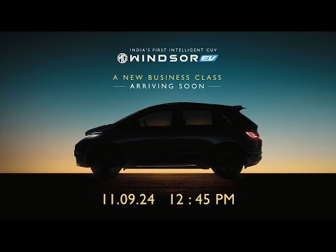 Introducing India&#039;s First Intelligent CUV - MG Windsor EV