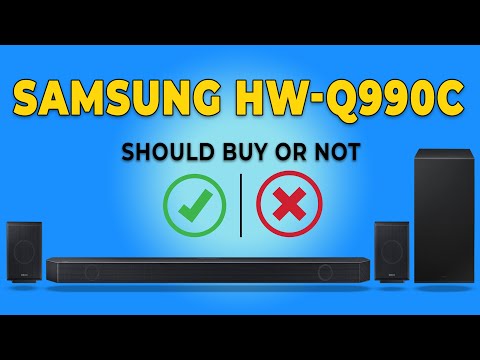 Samsung HW-Q990C 11.1.4ch Soundbar with Wireless Dolby Atmos | The Best Premium Soundbar