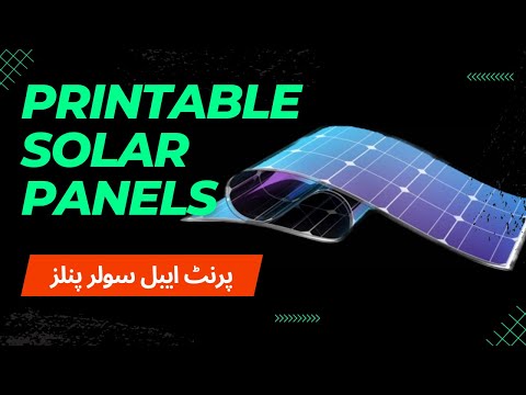 Printable Solar Panels: Print to order future PV modules Revolutionary technology | Energy Talks