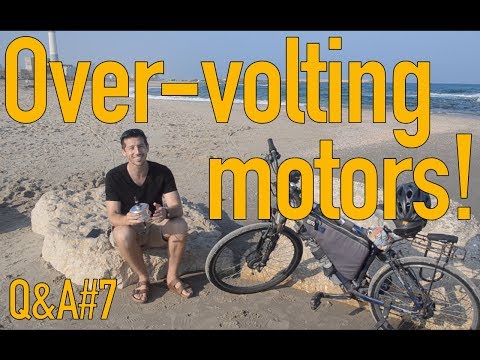 Overvolting an electric bicycle motor for more speed! Q&amp;A#7