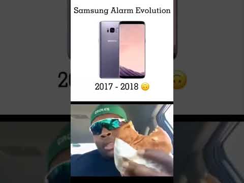 Samsung Alarm Evolution Meme