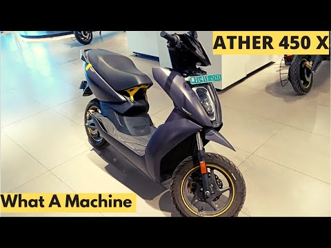 Ather - 450 X Detail WalkAround . The Future Is Here . Best Electric Scooter