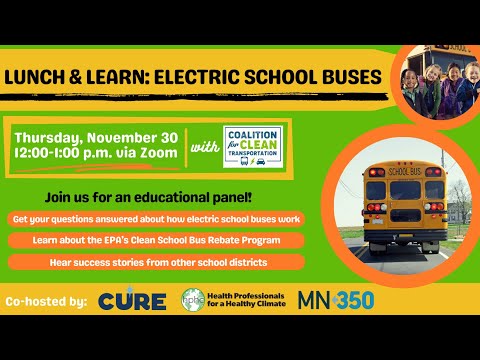 Electric School Bus Lunch and Learn