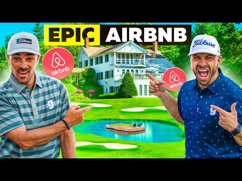 We Rented this EPIC Airbnb with its own PRIVATE Golf Course