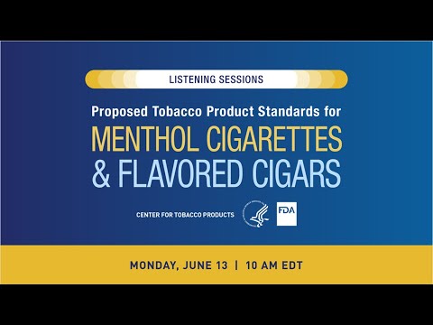 FDA Center for Tobacco Products Listening Session – June 13, 2022