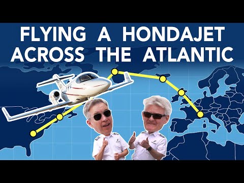 Transatlantic HondaJet Mission