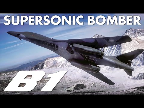 Rockwell B-1 Lancer &quot;The Bone&quot; | The Evolution Of The Supersonic Bomber | Upscaled Documentary