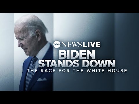 LIVE: President Biden drops out of 2024 presidential race, endorses VP Kamala Harris