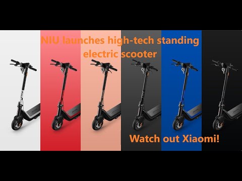 NIU launches high-tech standing electric scooter AVILABLE JUNE 2021 GLOBALLY