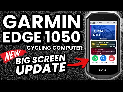 Garmin EDGE 1050 Cycling GPS Review // BIG Screen and Battery Life Changes!