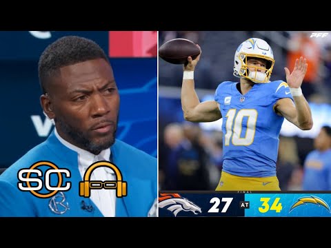 ESPN SC | Justin Herbert proves critics wrong as Chargers&#039; comeback denies Broncos&#039; playoff clinch