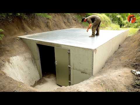 Man Builds a $5000 Underground Bunker in His Backyard | Full Step-by-Step Guide by @tehnolexa