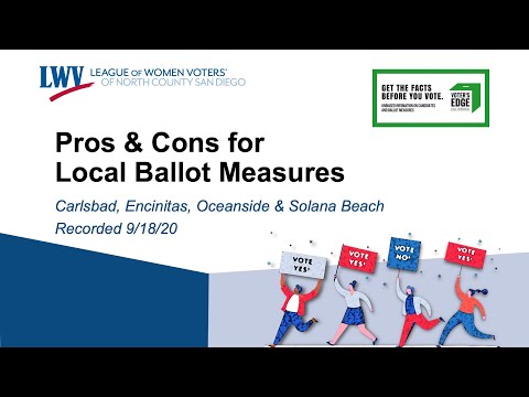 Pros &amp; Cons: North County San Diego Local Ballot Measures