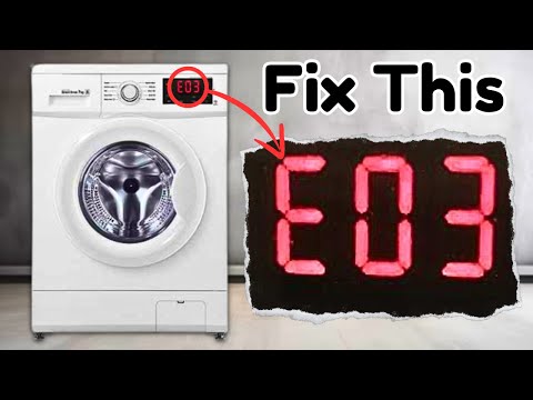 OMG! Fix E03 Error in Your Washing Machine Fast! (No Stress)