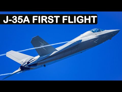 J-35A Fighter Jet’s First Flight Ahead of Zhuhai Airshow 2024